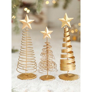 1Pc Decoración Navideña de Estrellas en Espiral