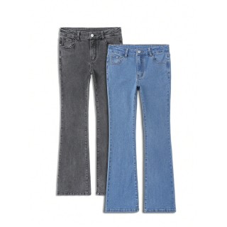 2 Pantalones Acampanados Niña