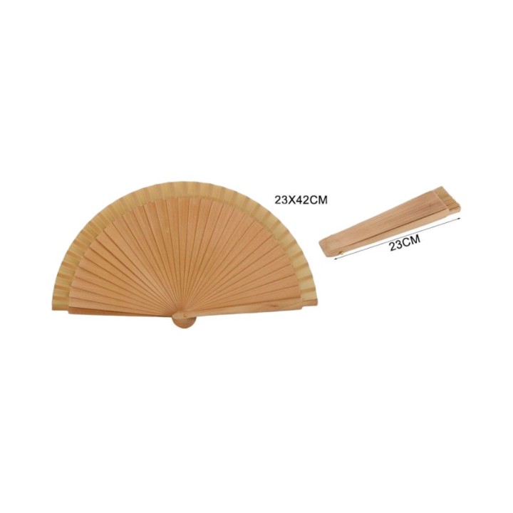 Abanico de Madera 23 cm