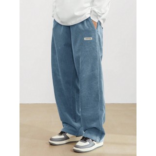 Pantalones Anchos de Pana para Hombre