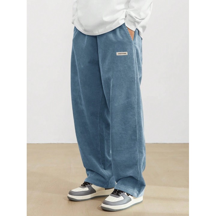 Pantalones Anchos de Pana para Hombre